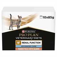 PRO PLAN Veterinary Diet Renal Function Adult Wet Cat Food - Salmon - 10x85g Pouches